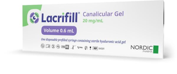Nordic Pharma Launches Lacrifill Canalicular Gel for Dry Eye in Europe