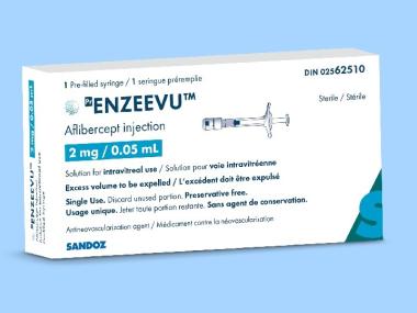 Sandoz Launches Aflibercept Biosimilar Enzeevu in Canada