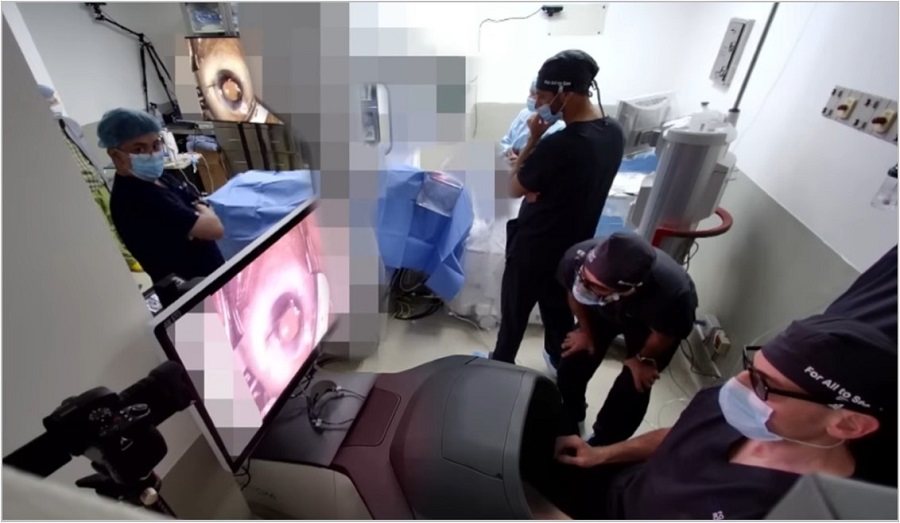 First Human Cataract Surgery Performed with ForSight’s Robotic Aid