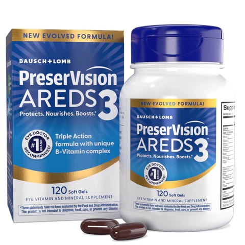 Bausch + Lomb Launches PreserVision AREDS3 Eye Vitamins in the US
